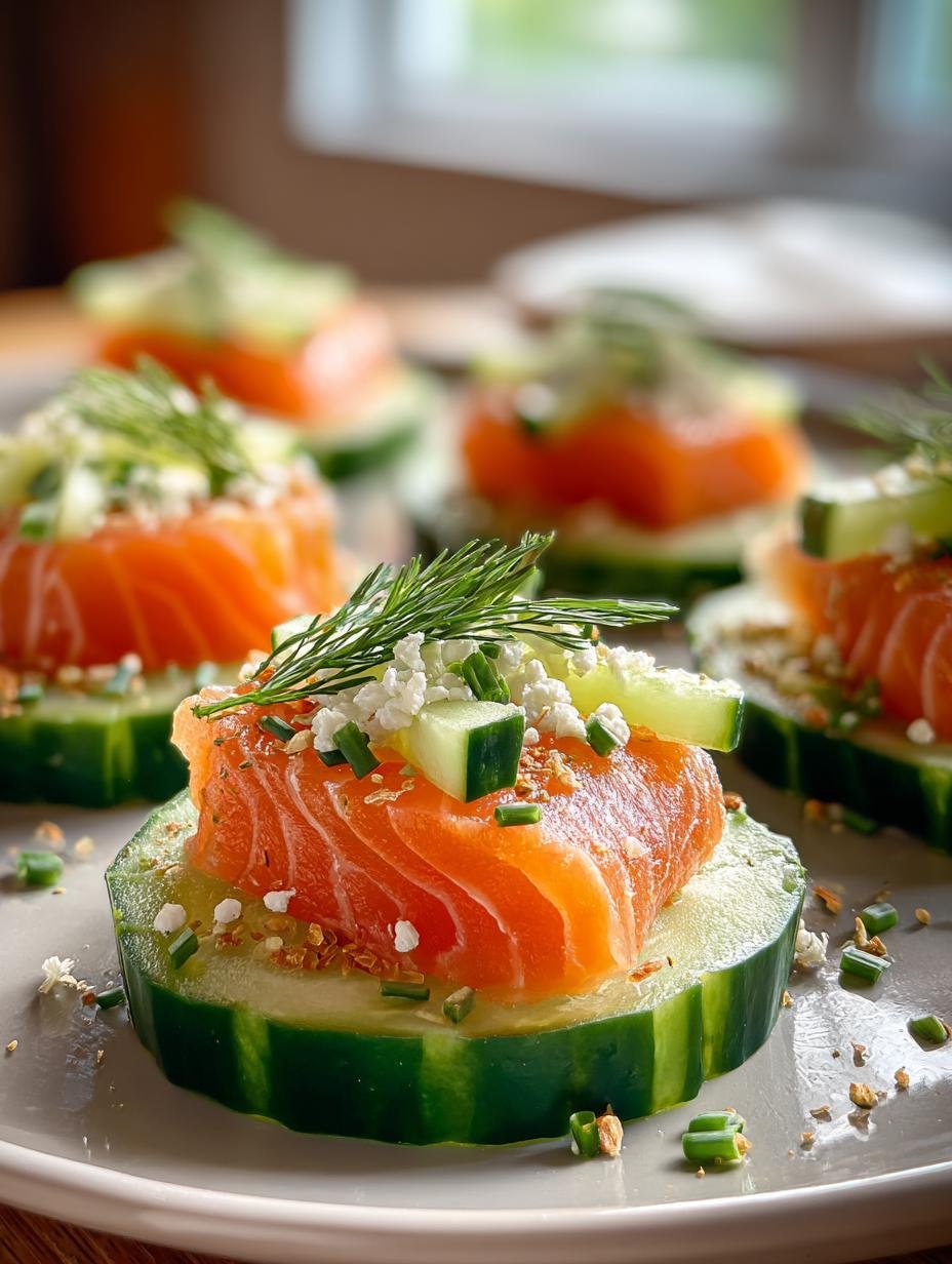Elegant Cucumber Smoked Salmon Bites for Any Occasion