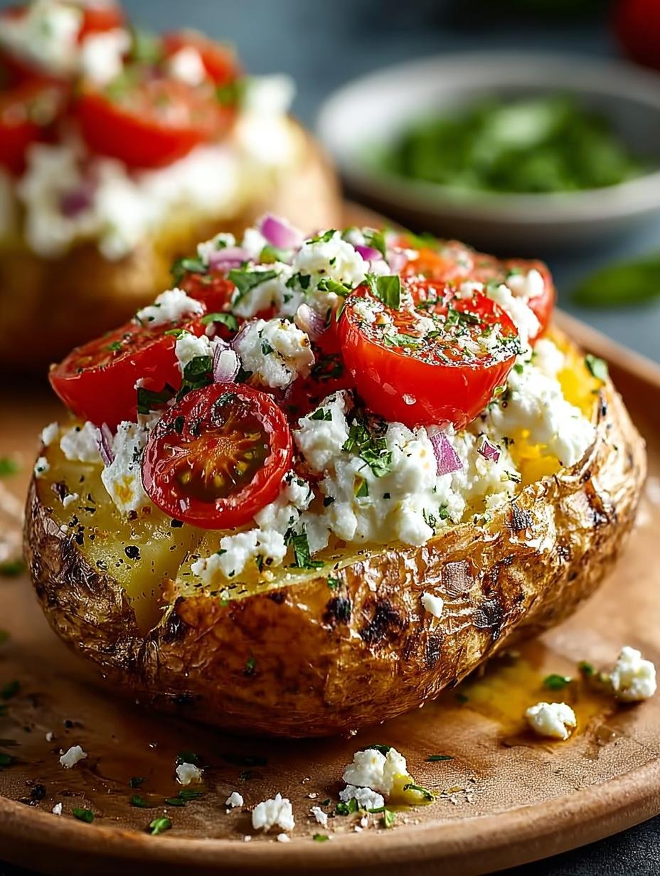 Greek Style Jacket Potato: 7 Savory Greek-Inspired Ideas - Greek Style Jacket Potato - additional detail