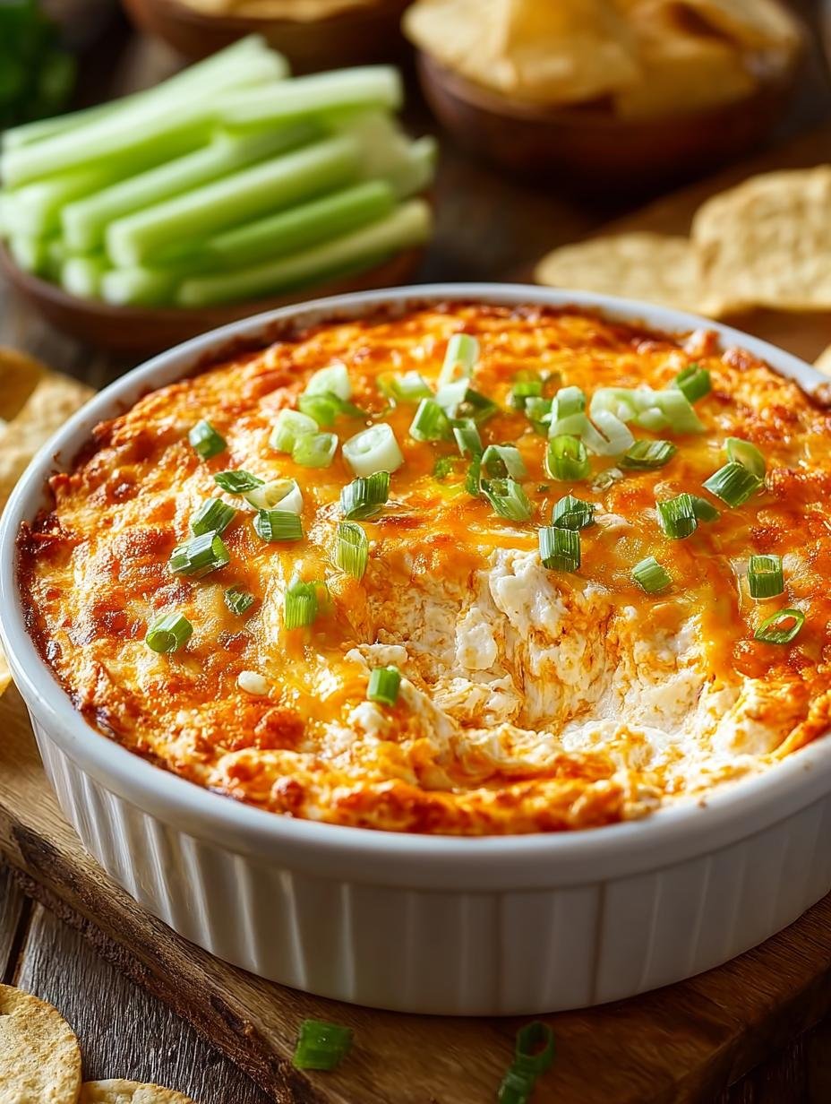 Healthy Buffalo Chicken Dip
