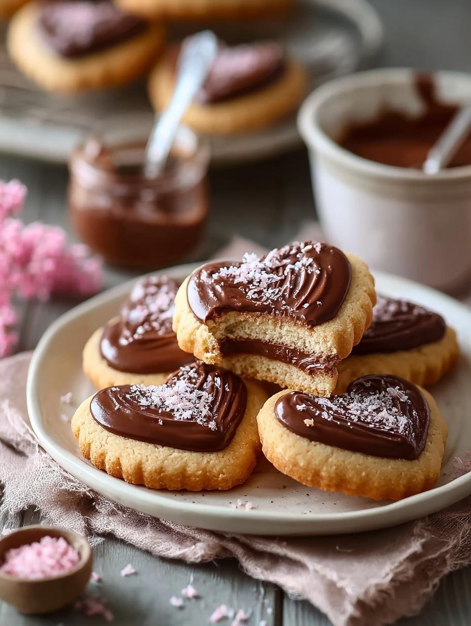 Heart Cookies with Nutella: 7 Sweet Reasons to Indulge - Heart Cookies with Nutella - additional detail