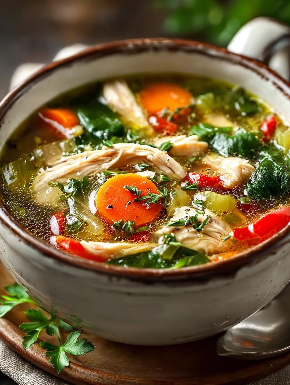 Hearty Chicken Veggie Soup for Cozy Nights - Hearty Chicken Veggie Soup - additional detail