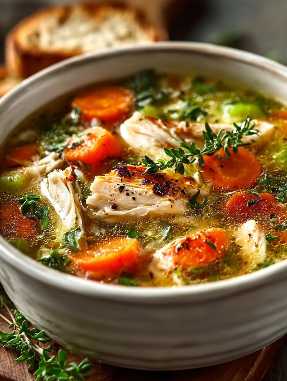 Hearty Chicken Veggie Soup