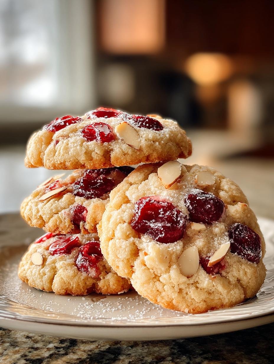 Irresistible Almond Cherry Cookies to Savor Today
