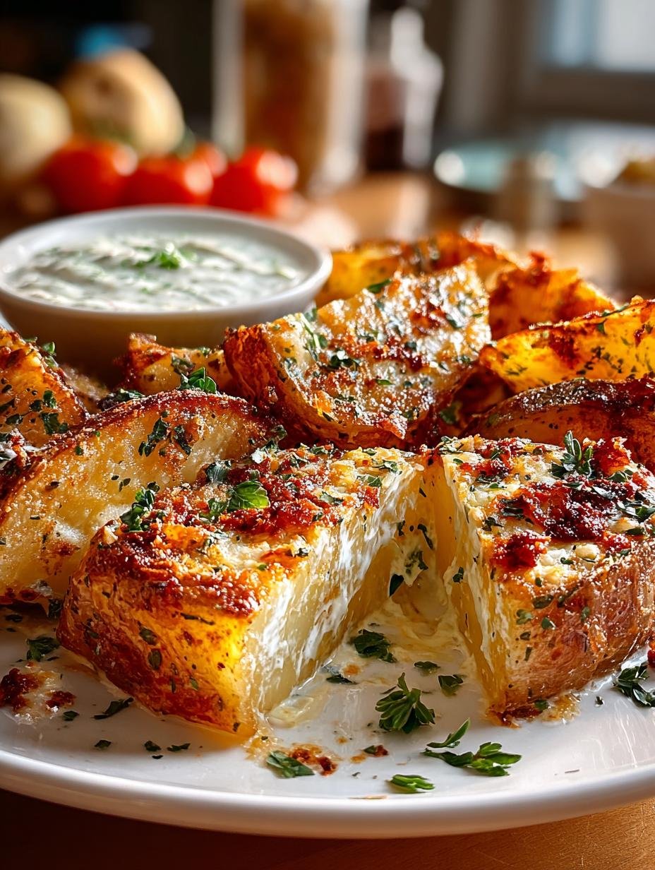 Irresistible Garlic Parmesan Potato Wedges Recipe - Irresistible Garlic Parmesan Potato - additional detail