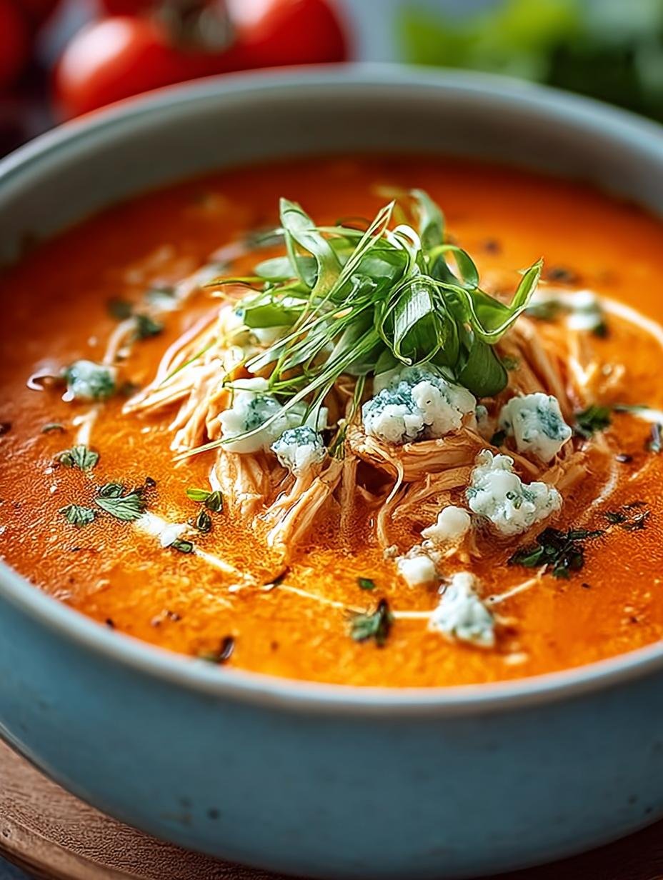 Keto Buffalo Chicken Soup
