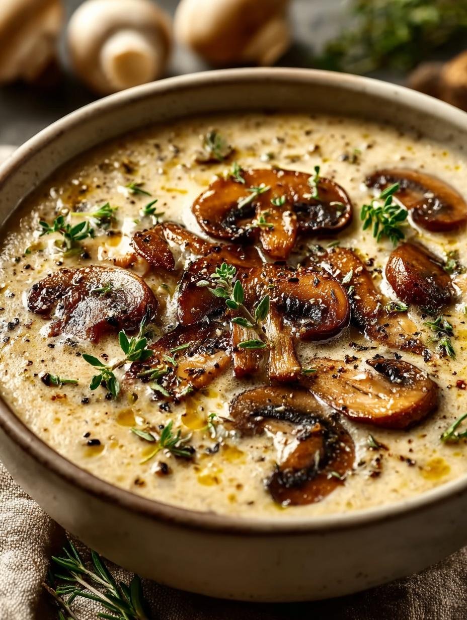 Keto Creamy Mushroom Soup: 7 Reasons to Love It - Keto Creamy Mushroom Soup - additional detail