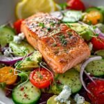 Keto Salmon Avocado Salad
