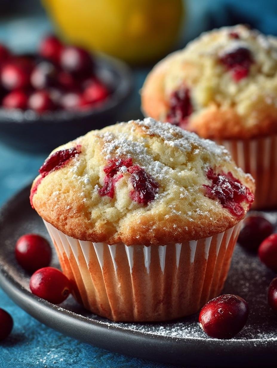 Delicious Lemon Cranberry Muffins: A Perfect Treat