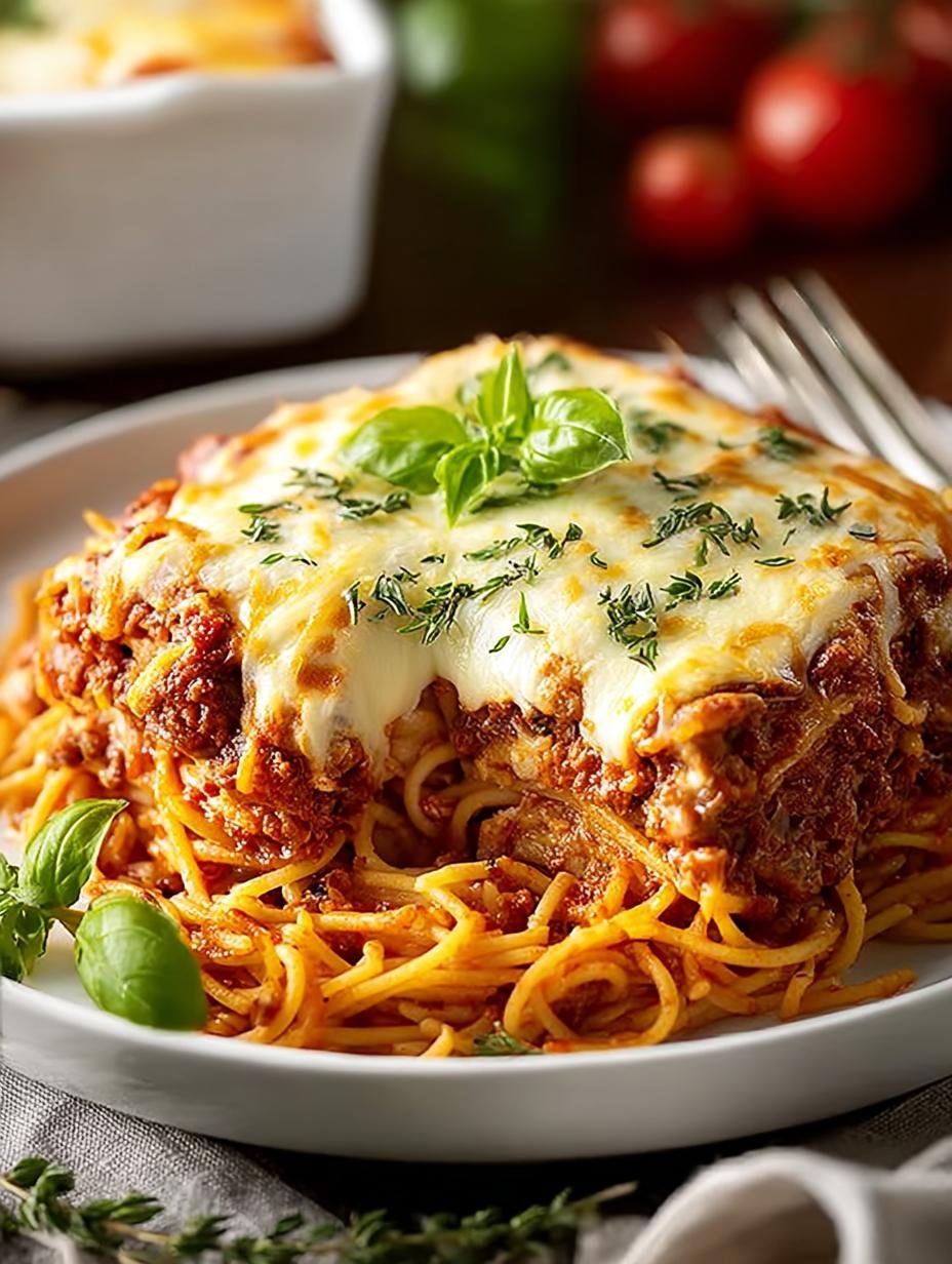 Million Dollar Spaghetti Casserole: 7 Layers of Comfort - Million Dollar Spaghetti Casserole - additional detail