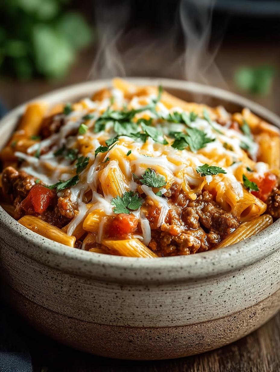 One Pot Cheesy Taco Pasta: A Flavorful Delight - One Pot Cheesy Taco - main visual representation