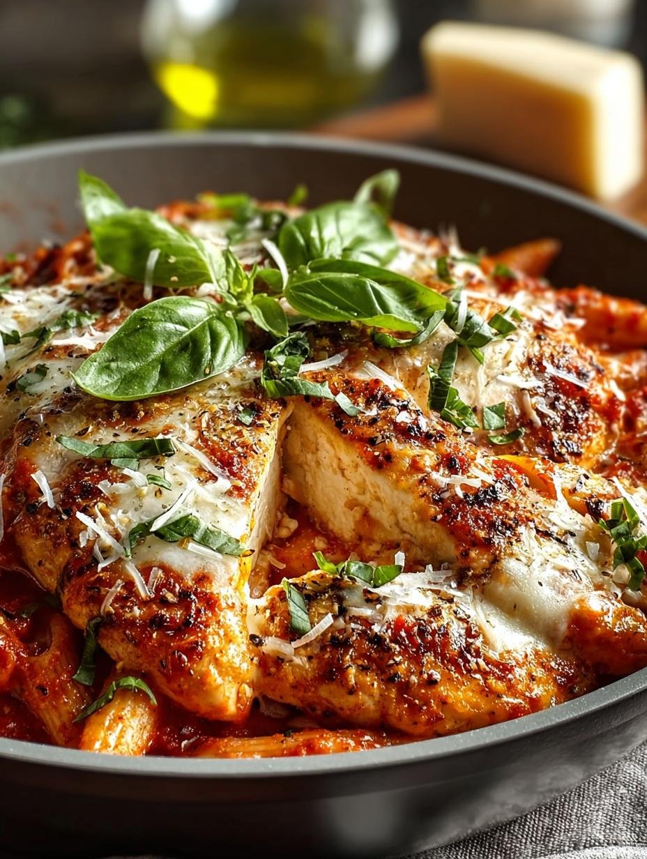 One Pot Chicken Parmesan: A Cheesy Delight for Dinner - One Pot Chicken Parmesan - additional detail