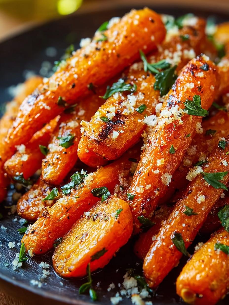 Delicious Parmesan Roasted Carrots for Your Table - Parmesan Roasted Carrots - main visual representation