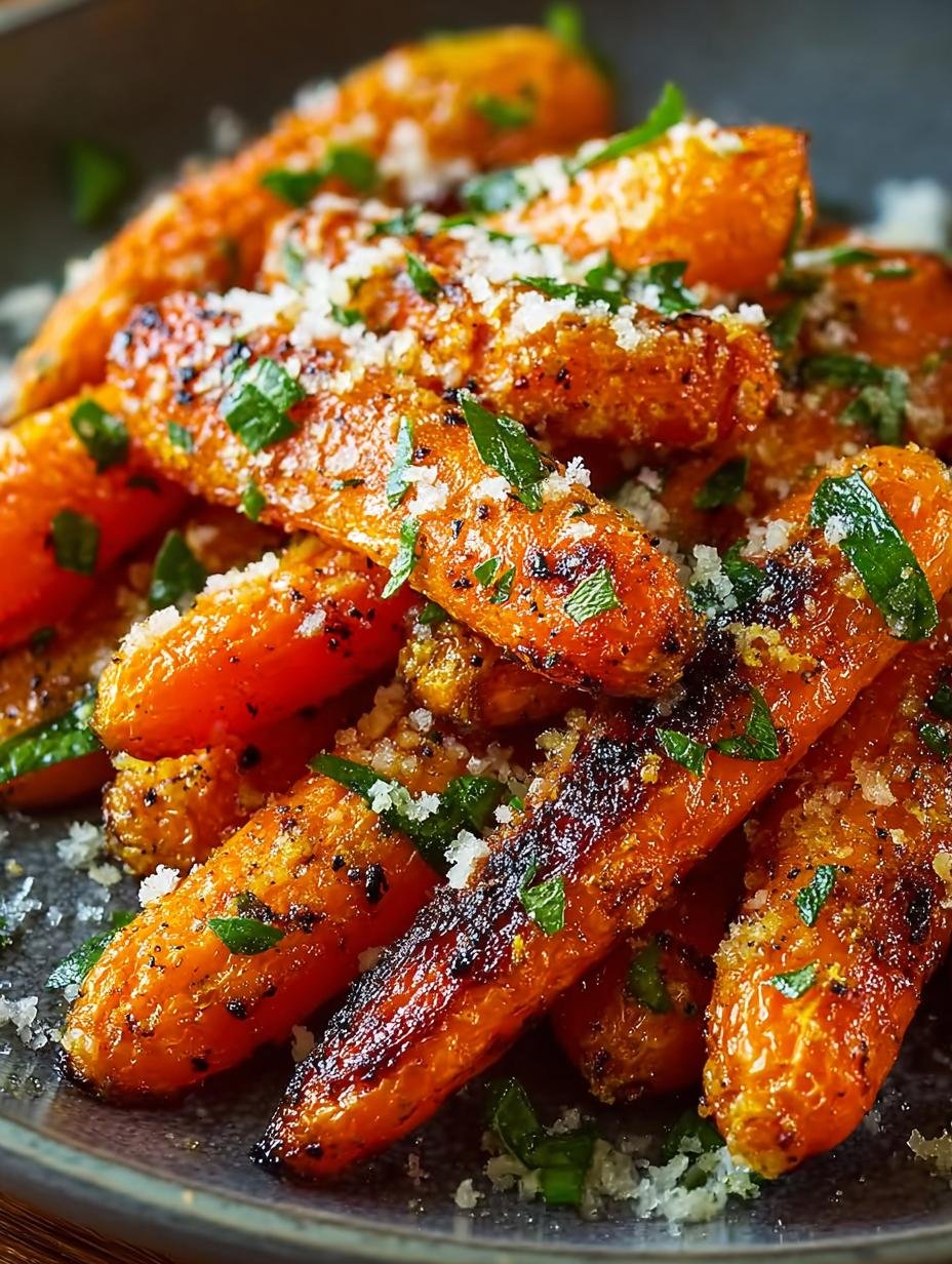 Delicious Parmesan Roasted Carrots for Your Table - Parmesan Roasted Carrots - additional detail