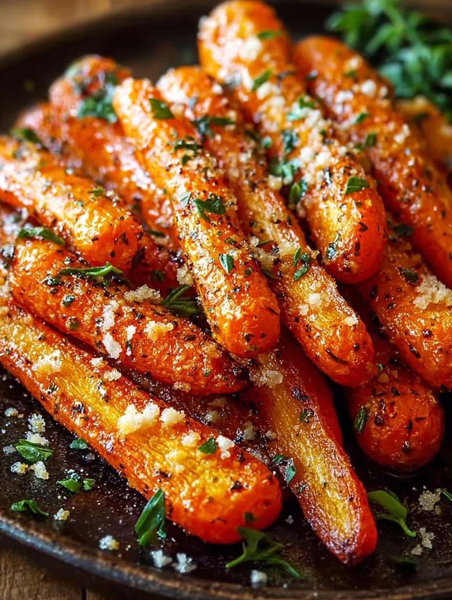 Parmesan Roasted Carrots