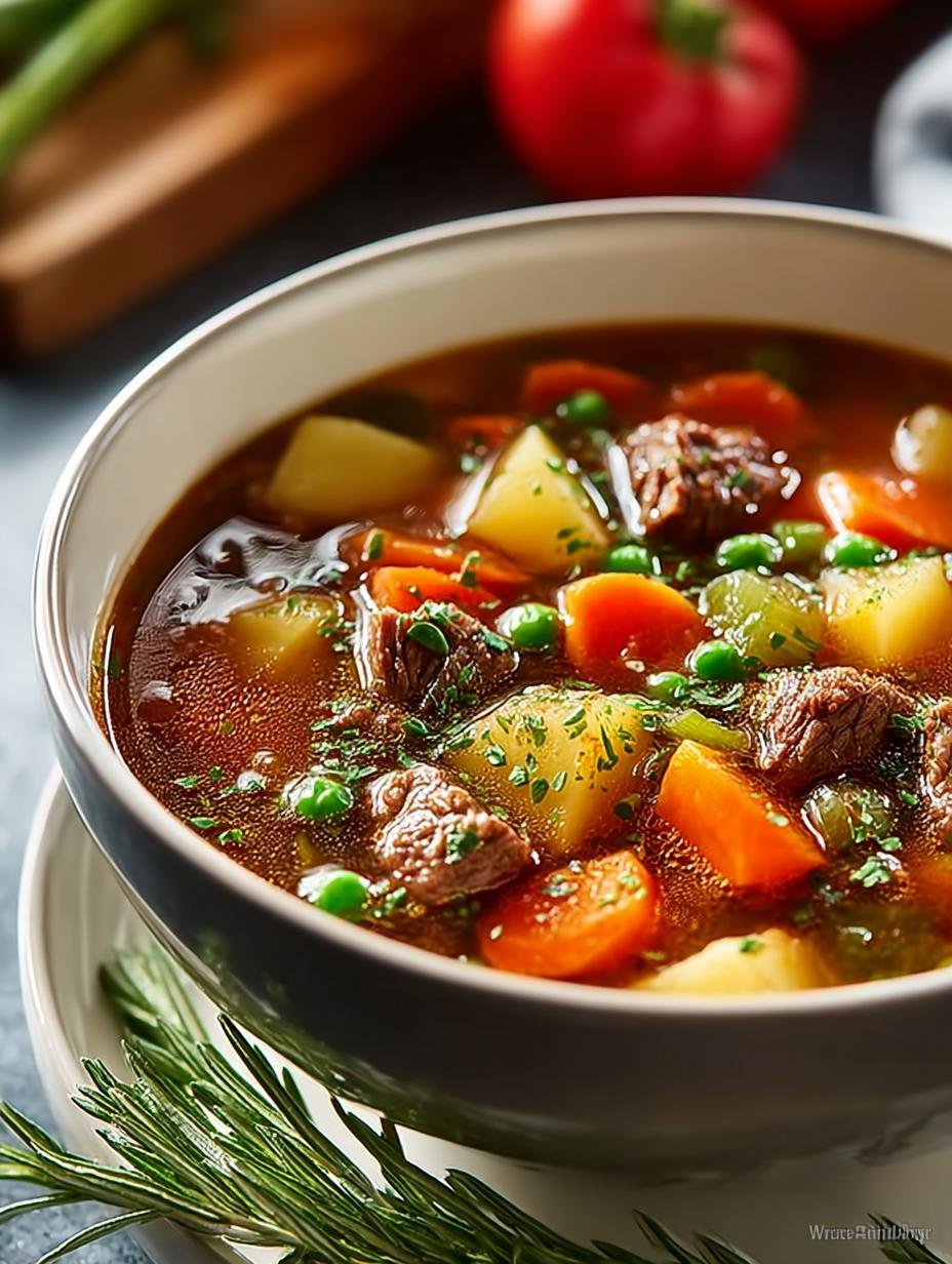 Pot Beef Vegetable Soup: A Hearty Comfort Food Delight - Pot Beef Vegetable Soup - additional detail