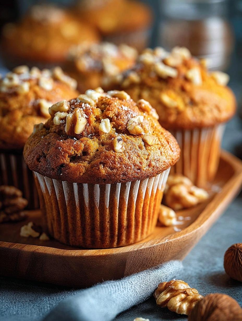 Delicious Pumpkin Walnut Muffins for Fall Cravings