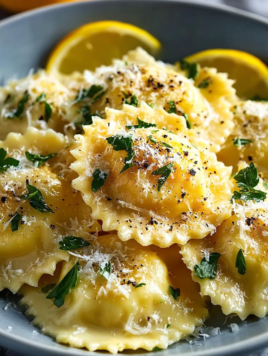 Ravioli Lemon Parmesan Butter: 5 Simple Steps to Delight
