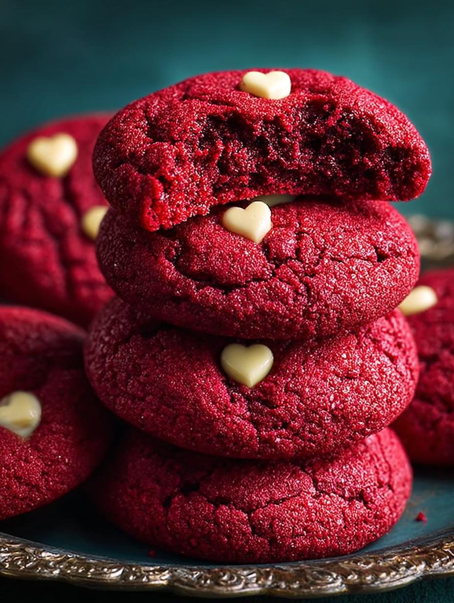 Chewy Red Velvet Cookies Recipe for Sweet Celebrations - Red Velvet Cookies - additional detail