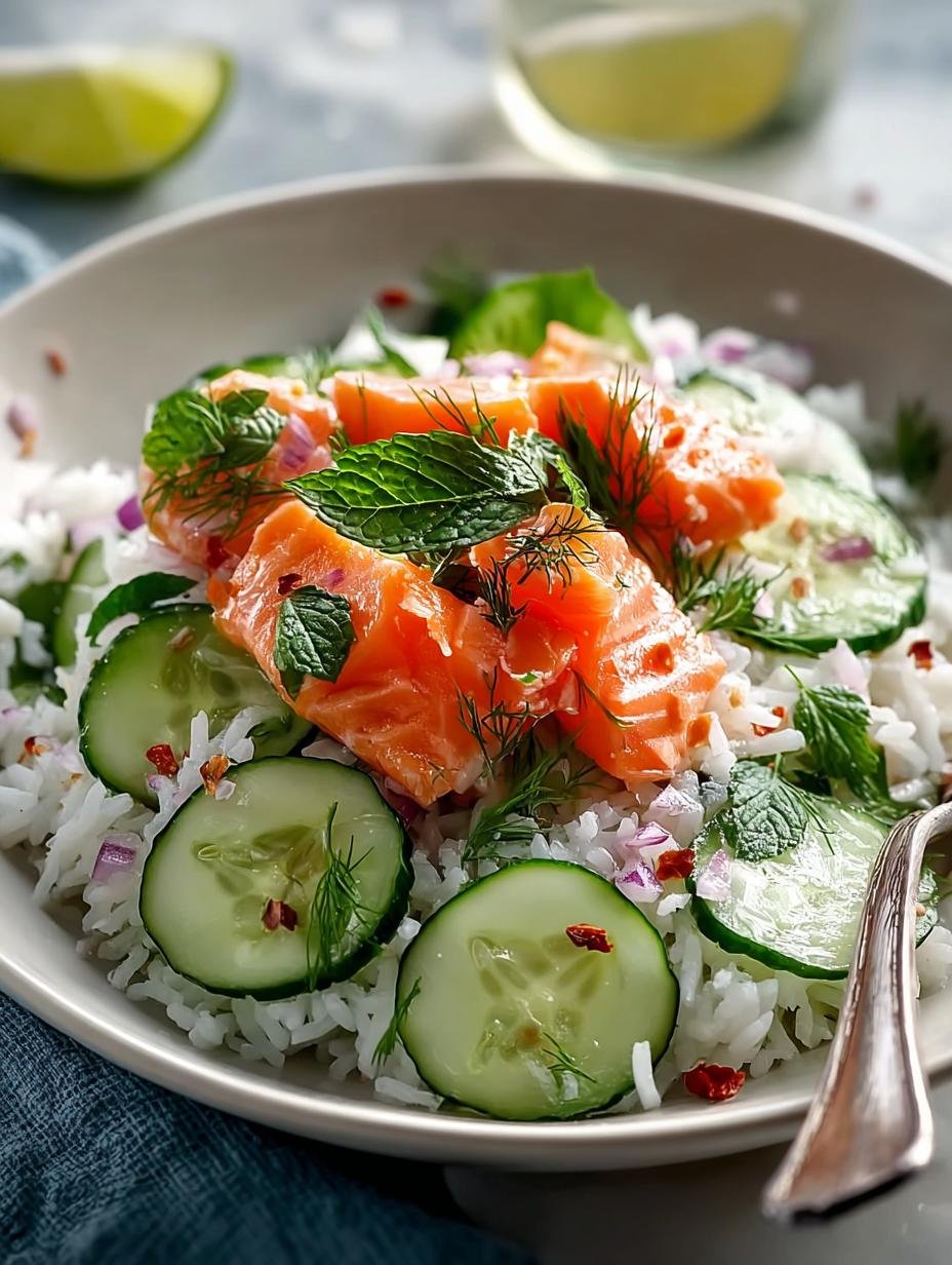Salmon Cucumber Rice Salad: 7 Healthy Ingredients You Need - Salmon Cucumber Rice Salad - main visual representation