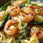 Shrimp Asparagus Farfalle