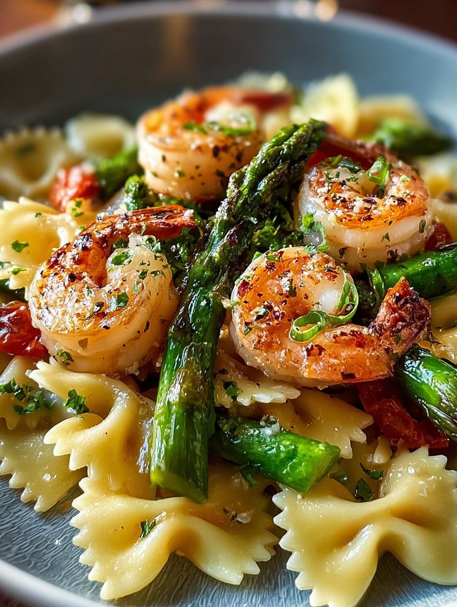 Shrimp Asparagus Farfalle: 5 Easy Steps to Delight - Shrimp Asparagus Farfalle - additional detail