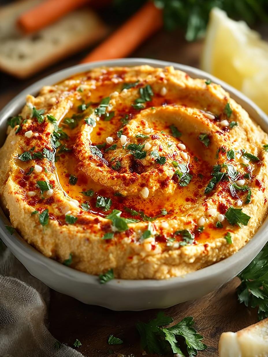Spicy Sriracha Hummus: 5 Bold Ways to Enjoy This Dip - Spicy Sriracha Hummus - main visual representation