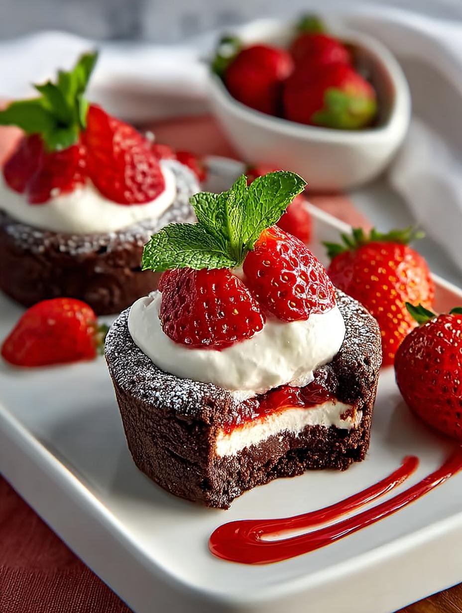 Irresistible Strawberry Cheesecake Chocolate Cookie Cups