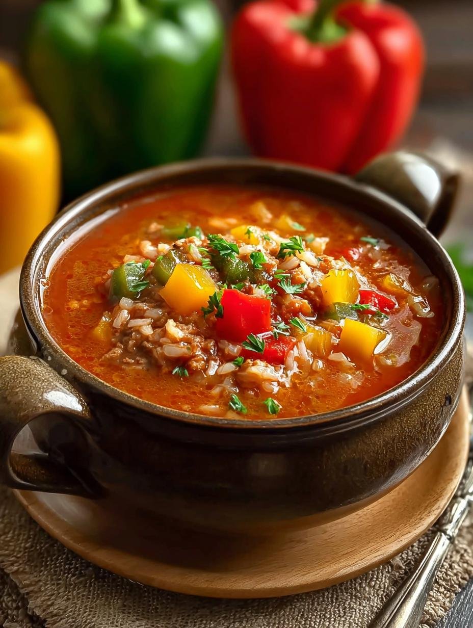 Ultimate Stuffed Peppers Soup to Satisfy Your Cravings - Stuffed Peppers Soup - main visual representation