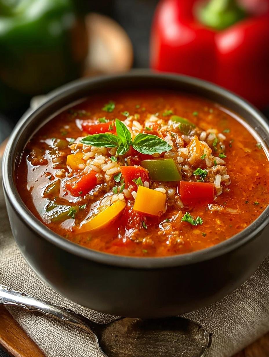 Ultimate Stuffed Peppers Soup to Satisfy Your Cravings - Stuffed Peppers Soup - additional detail