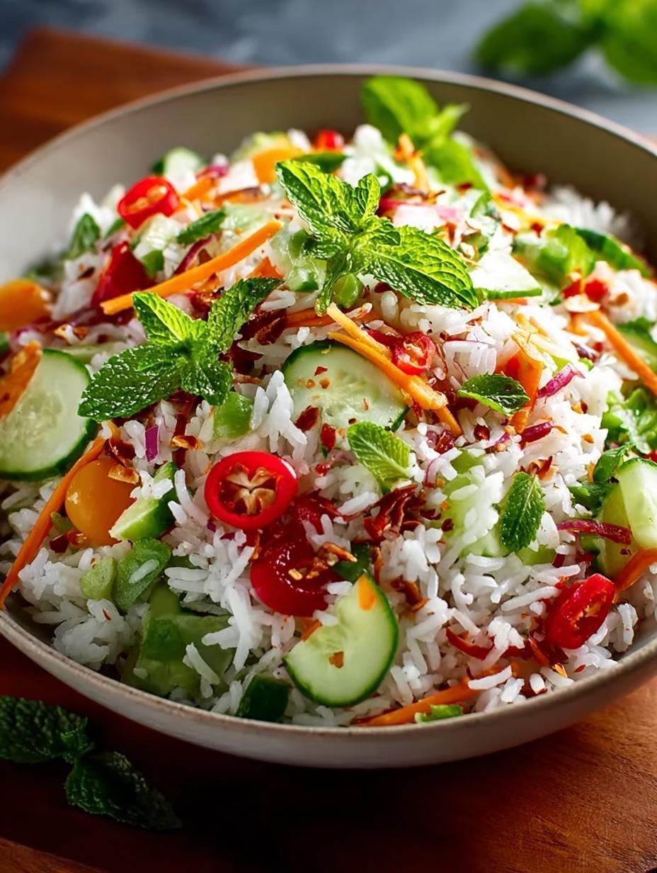Delicious Thai Coconut Rice Salad Recipe for Summer - Thai Coconut Rice Salad - additional detail