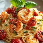Tomato Basil Shrimp Pasta