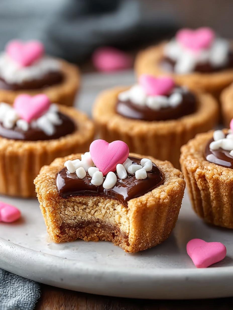 Decadent Valentine Cookie Cups for Sweet Moments