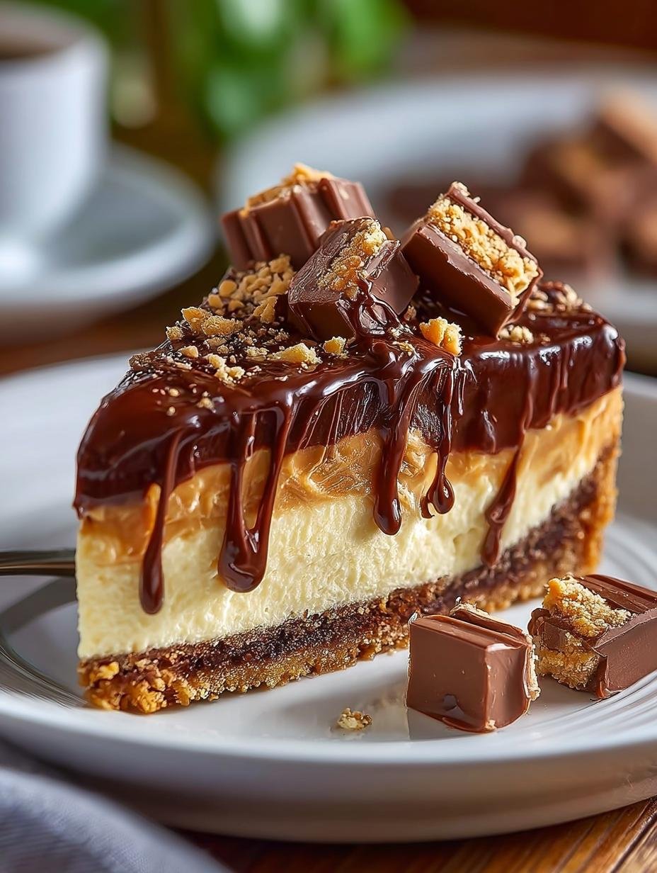 Bake Twix Cheesecake Dessert