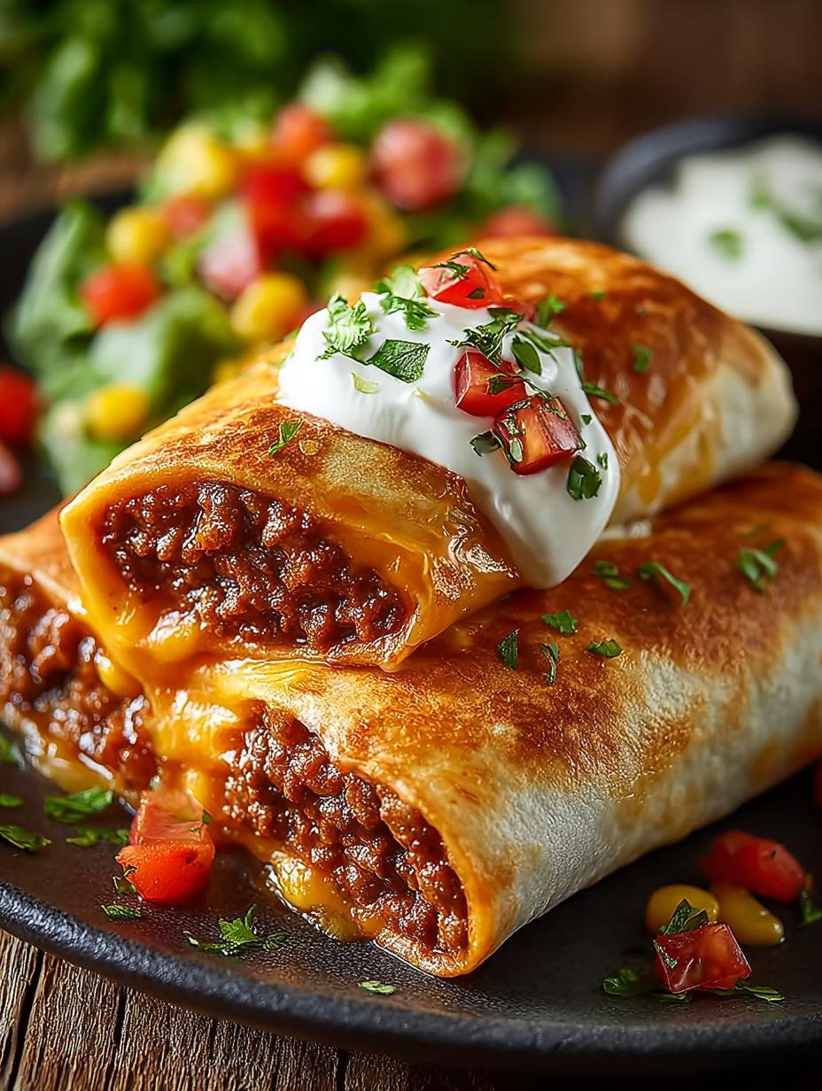 Mouthwatering Beef Cheese Chimichangas Recipe You’ll Love - Beef Cheese Chimichangas - additional detail