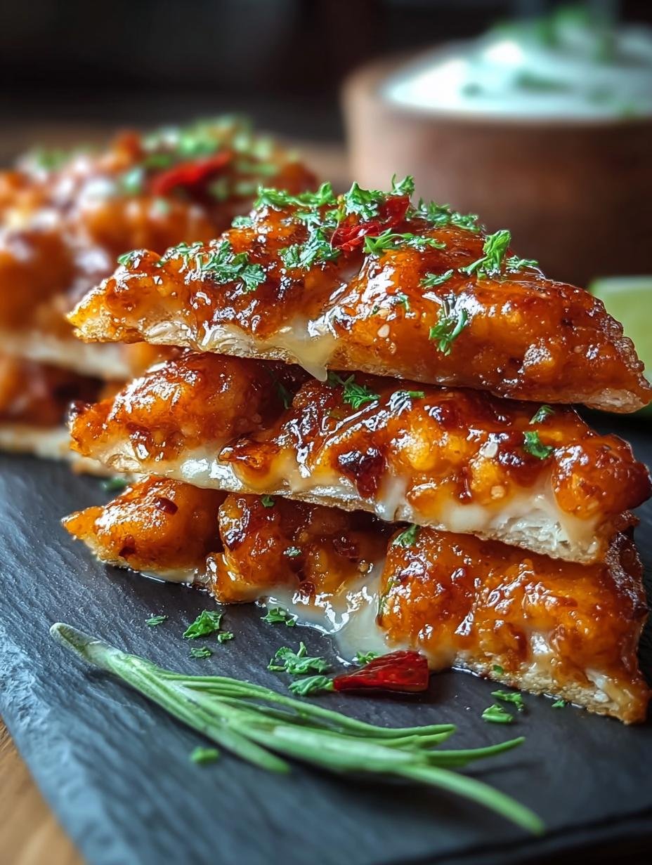 Cheesy Hot Honey Chicken: 5 Comforting Quesadilla Recipes - Cheesy Hot Honey Chicken - additional detail