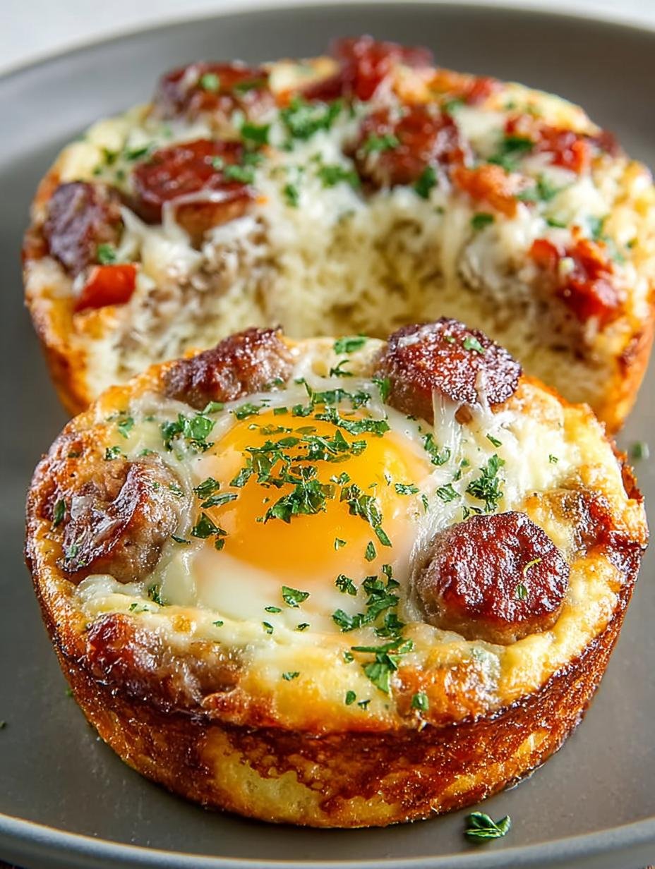 5 Irresistible Cheesy Sausage Egg Breakfast Muffins
