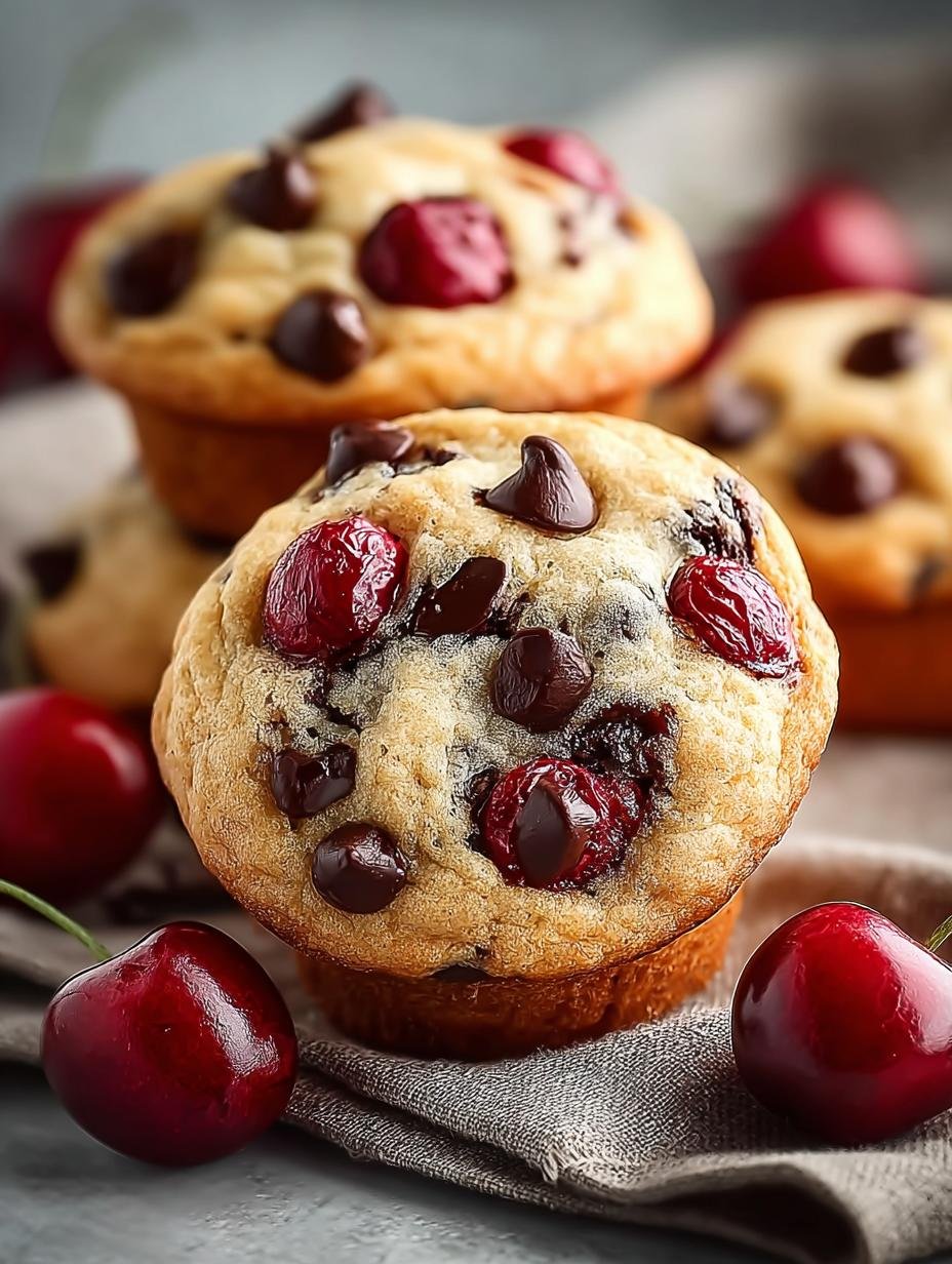 Cherry Chocolate Chip Cottage: 12 Irresistible Muffins - Cherry Chocolate Chip Cottage - main visual representation