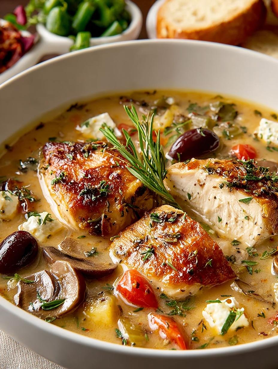Chicken Soup with Boursin