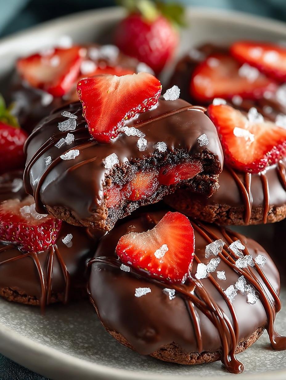 Chocolate Covered Strawberry Cookies: 12 Delightful Treats - Chocolate Covered Strawberry Cookies - main visual representation