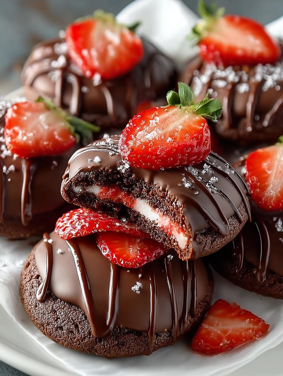 Chocolate Covered Strawberry Cookies: 12 Delightful Treats - Chocolate Covered Strawberry Cookies - additional detail