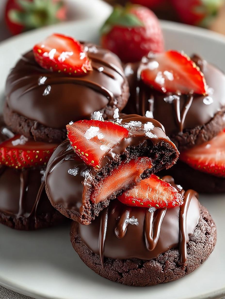 Chocolate Covered Strawberry Cookies: 12 Delightful Treats