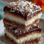 Coconut Chocolate Refrigerator Slice