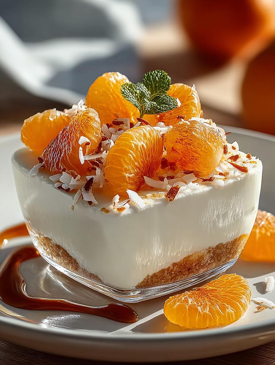 Coconut Orange Glow: 5 Steps to a Radiant Dessert Delight - Coconut Orange Glow - main visual representation