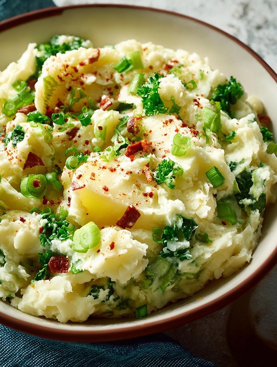 Colcannon: 5 Steps to Perfect Irish Mashed Potatoes - Colcannon - additional detail