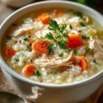 Creamy Chicken Rice Soup
