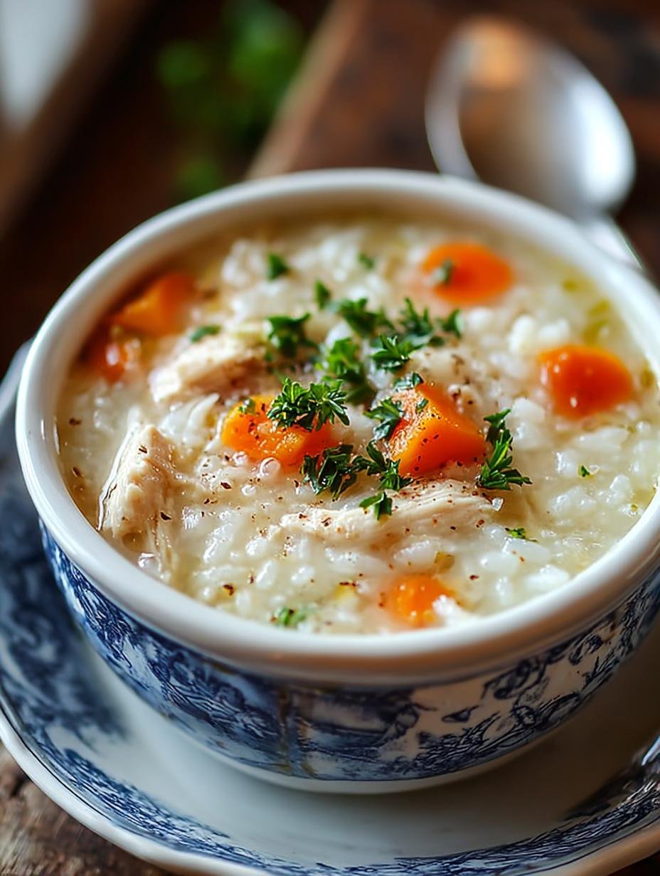 Creamy Chicken Rice Soup: 10 Comforting Steps to Warm You - Creamy Chicken Rice Soup - additional detail