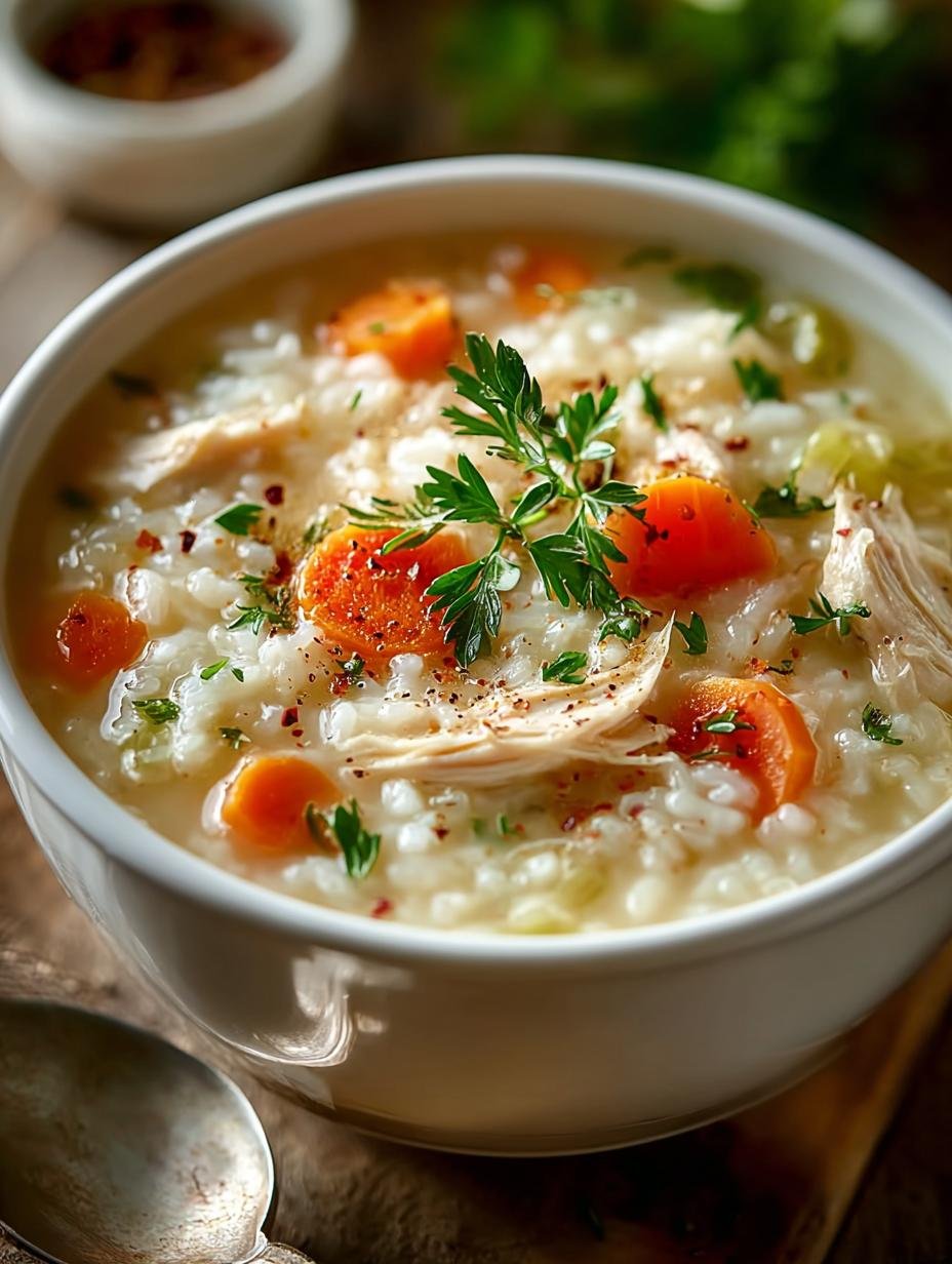 Creamy Chicken Rice Soup