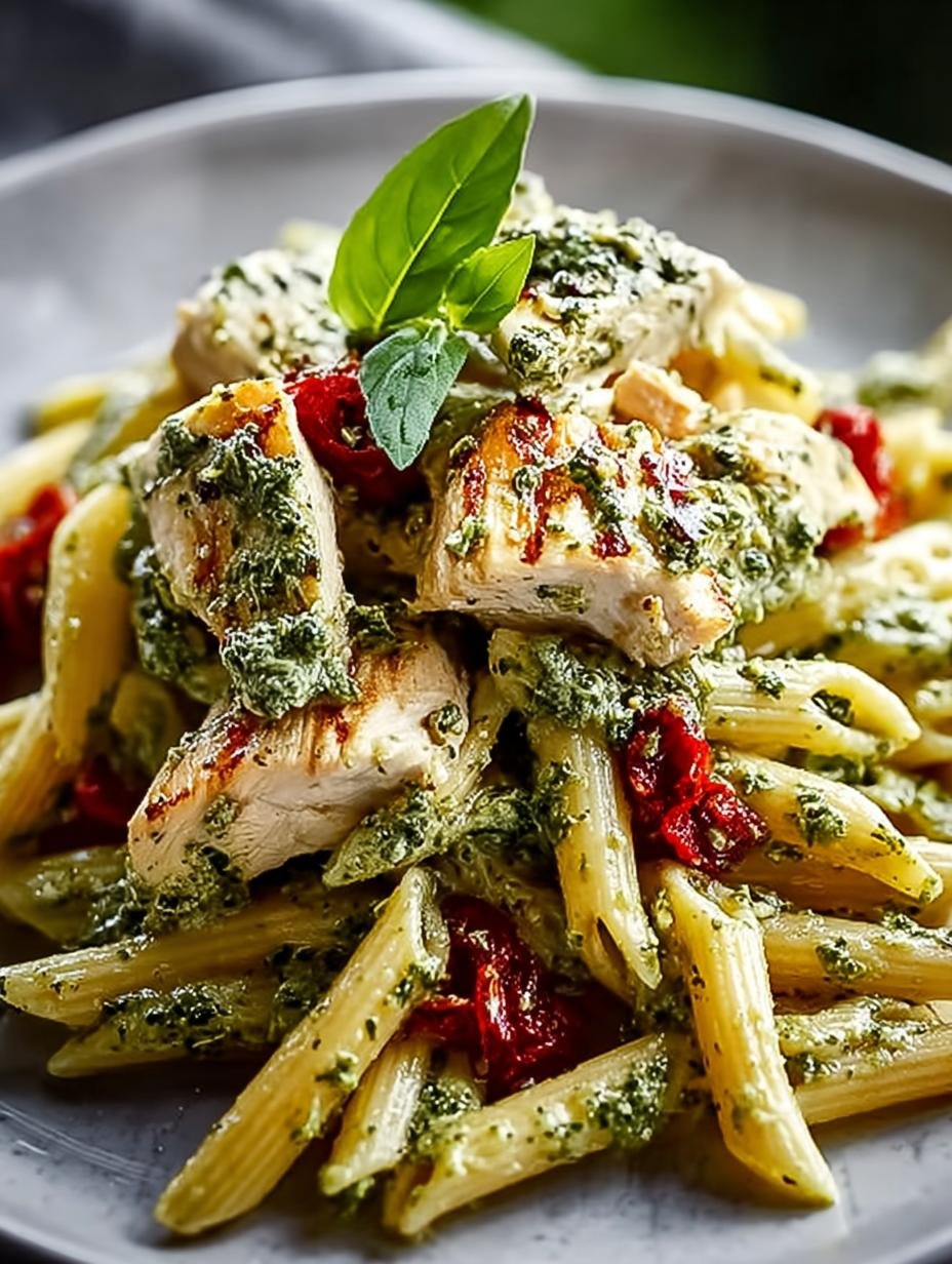Creamy Pesto Chicken Pasta: 7 Irresistible Steps - Creamy Pesto Chicken Pasta - main visual representation