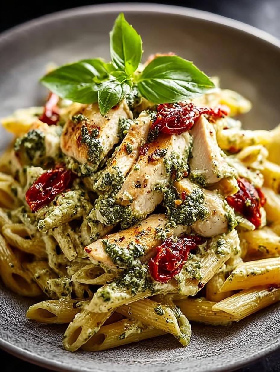 Creamy Pesto Chicken Pasta: 7 Irresistible Steps - Creamy Pesto Chicken Pasta - additional detail