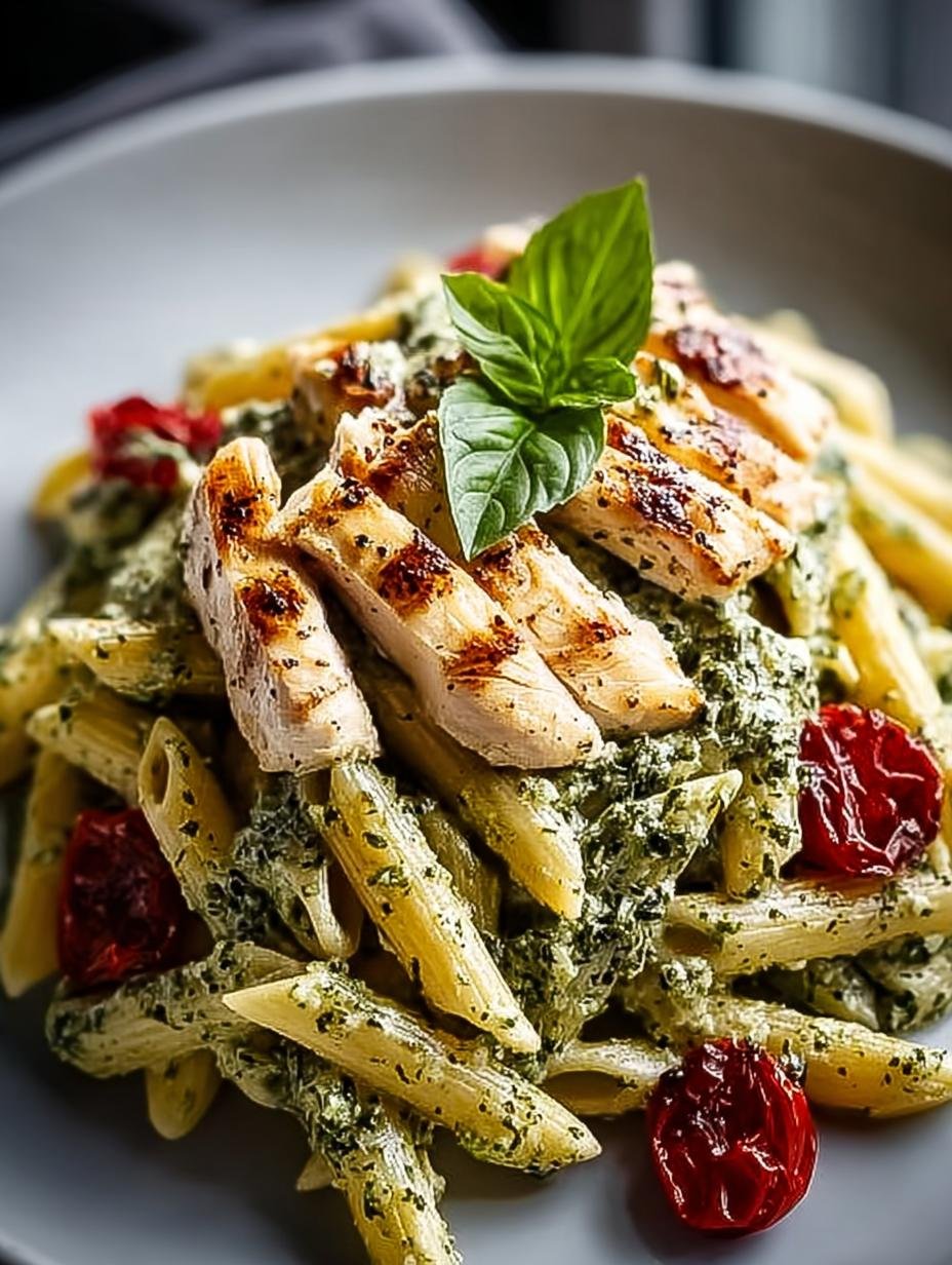 Creamy Pesto Chicken Pasta